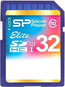 Карта памяти Silicon Power Elite UHS-1 SDHC 32GB Class 10 SP032GBSDHAU1V10