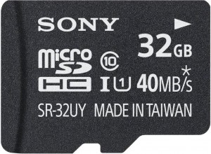 Карта памяти Sony  Micro SDHC 10 UHS-I u1 + adapter 32GB