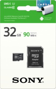 Карта памяти Sony microSD 32Gb SR32UY3AT
