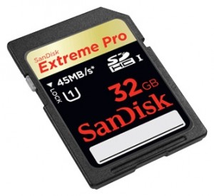 Карта памяти SanDisk SDHC 32Gb Class 10 45mb/s Extreme Pro SDSDXP1-032G-X46