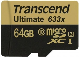 Карта памяти Transcend microSDXC 64Gb UHS-I U3 633x Ultimate (TS64GUSDU3)