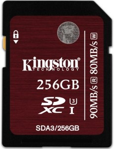Карта памяти Kingston 256Gb SDA3/256GB