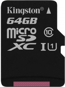 Карта памяти Kingston 64Gb SDC10G2/64GBSP