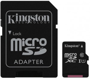 Карта памяти Kingston microSDHC 250Gb Class10 SDC10G2/250GB + адаптер