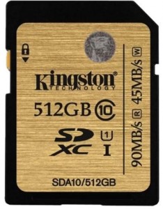 Карта памяти Kingston 512Gb SDA10/512GB
