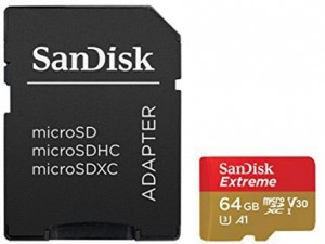 Карта памяти SanDisk SDXC 64Gb Class 10 Extreme for Action Cameras SDSQXAF-064G-GN6MA