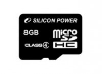 Карта памяти Silicon Power microSDHC 8Gb Class 4