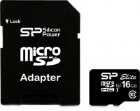 Карта памяти Silicon Power Elite microSDHC USH-1 16Gb + Adapter