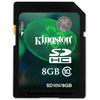 Карта памяти Kingston SDHC 8Gb Class 10 V