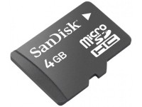 Карта памяти SanDisk microSDHC 4Gb Class 4