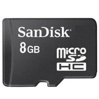 Карта памяти SanDisk microSDHC 8Gb Class 4