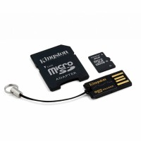 Карта памяти Kingston microSDHC 8Gb Class 10 + adapter(2)