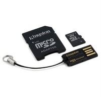 Карта памяти Kingston microSDHC 8Gb Class 4 + adapter(2)