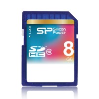 Карта памяти Silicon Power SDHC 8Gb Class 10 SP008GBSDH010V10