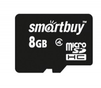 Карта памяти SmartBuy microSDHC 8Gb Class 4 без адаптера