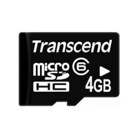 Карта памяти Transcend microSDHC 4Gb Class 6