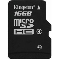 Карта памяти Kingston microSDHC 16Gb Class 4