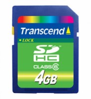 Карта памяти Transcend SDHC 4Gb Class 6