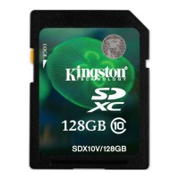 Карта памяти Kingston SDXC 128Gb Class 10