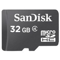 Карта памяти SanDisk microSDHC 32Gb Class 4 (SDSDQM-032G-B35)