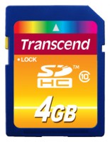 Карта памяти Transcend SDHC 4Gb Class 10