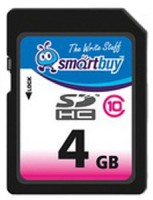 Карта памяти SmartBuy SDHC 4Gb Class 10