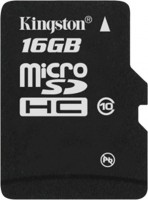 Карта памяти Kingston  MicroSDHC 10 без адаптера 16GB