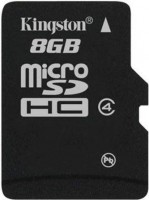 Карта памяти Kingston  MicroSDHC 4 Без Адаптера 8GB