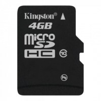 Карта памяти Kingston microSDHC 4Gb Class 10