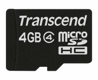 Карта памяти Transcend microSDHC 4Gb Class 10