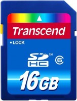 Карта памяти Transcend  SDHC 6 16GB