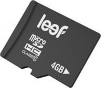 Карта памяти Leef MicroSDHC 4GB Class 10 + адаптер