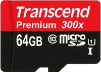 Карта памяти Transcend microSDHC 64Gb Class 10