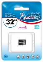 Карта памяти SmartBuy microSD 32Gb Class 4