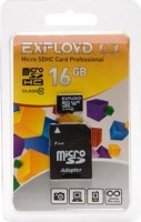 Карта памяти Exployd  microSDHC Class 10 16GB + SD adapter