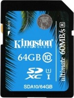 Карта памяти Kingston SDXC UHS-I Ultimate 64Gb Class 10 SDA10/64GB