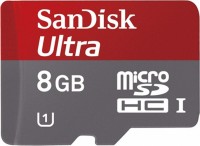 Карта памяти SanDisk Ultra microSDHC 8Gb Class10 SDSDQUI-008G-U46