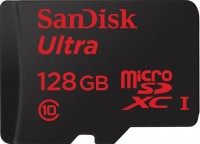 Карта памяти SanDisk MicroSDHC 128Gb UHS-I Ultra Class10 + SD Adapter (SDSDQUA-128G-G46A)