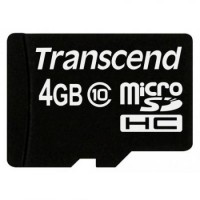 Карта памяти Transcend microSDHC Card 4GB class 10