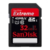 Карта памяти SanDisk SDHC 32Gb Class 10 45mb/s Extreme