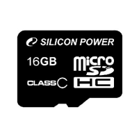 Карта памяти Silicon Power microSDHC 16Gb Class 6