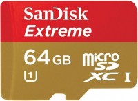 Карта памяти SanDisk Extreme microSDXC 64Gb Class10 SDSDQXL-064G-G46A