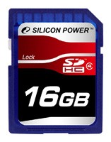 Карта памяти Silicon Power SDHC 16Gb Class 4