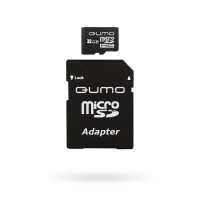 Карта памяти Qumo microSDHC 32Gb Class 10 + adapter