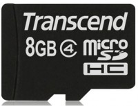 Карта памяти Transcend microSDHC 8Gb Class 4