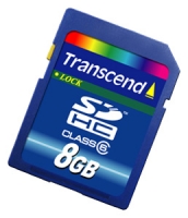 Карта памяти Transcend SDHC 8Gb Class 6