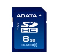 Карта памяти A-Data SDHC 8Gb Class 10