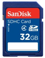 Карта памяти SanDisk SDHC 32Gb Class 4