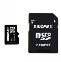 Карта памяти Kingmax microSDHC 8Gb Class 6 + adapter