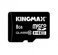 Карта памяти Kingmax microSDHC Class 10 Card 8GB + SD adapter